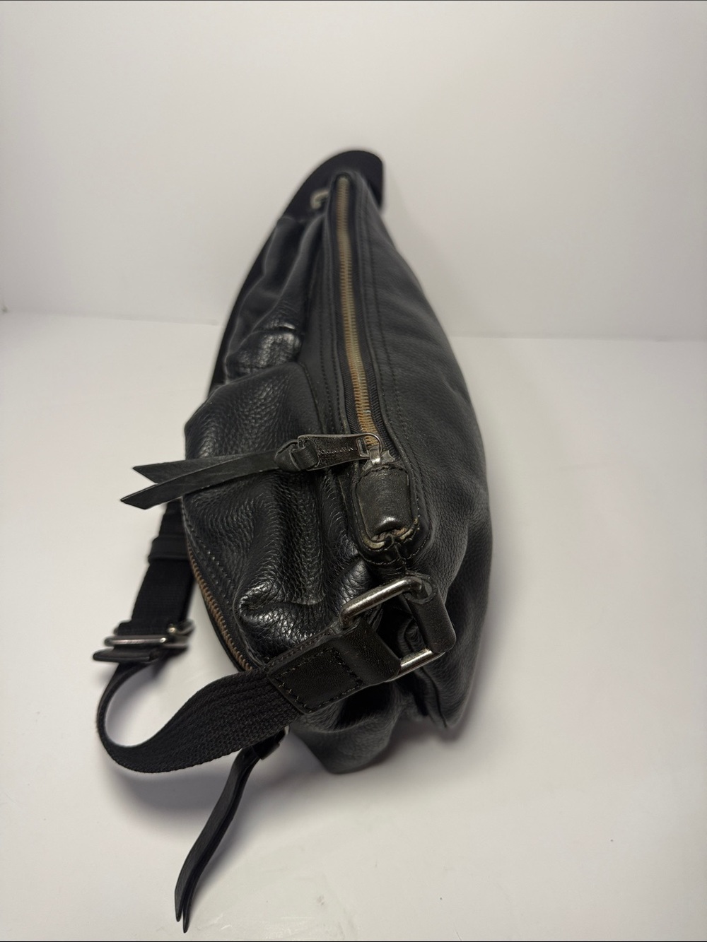 Dolce & Gabbana Black Leather Waist Bag / Belt Bag - Picture 7 of 12
